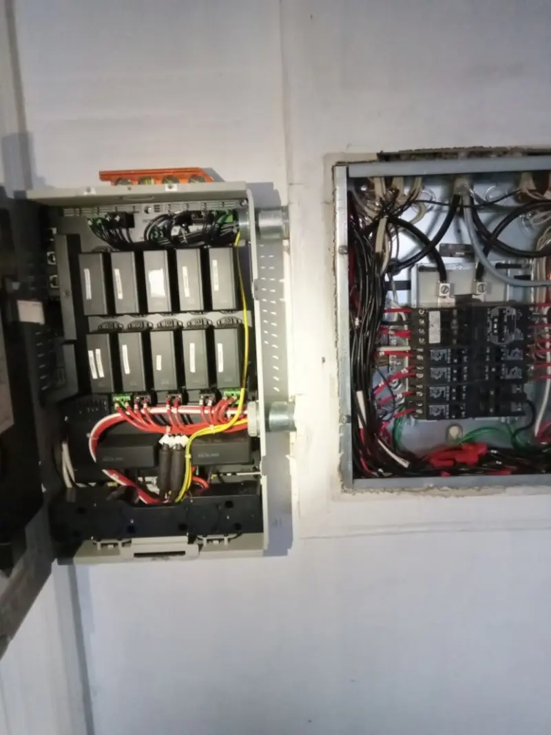Electrical panel upgrade completed for Electrical Inspection in Grinnell